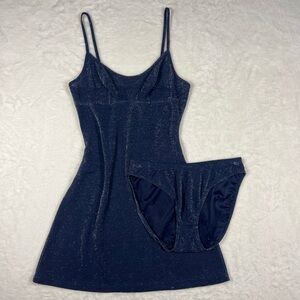 Simon Fairy Sparkling Navy Chemise Set